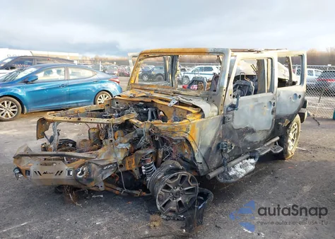 2015 Jeep Wrangler Unlimited Rubicon из США, поврежденный, VIN 1C4BJWFG3FL766843